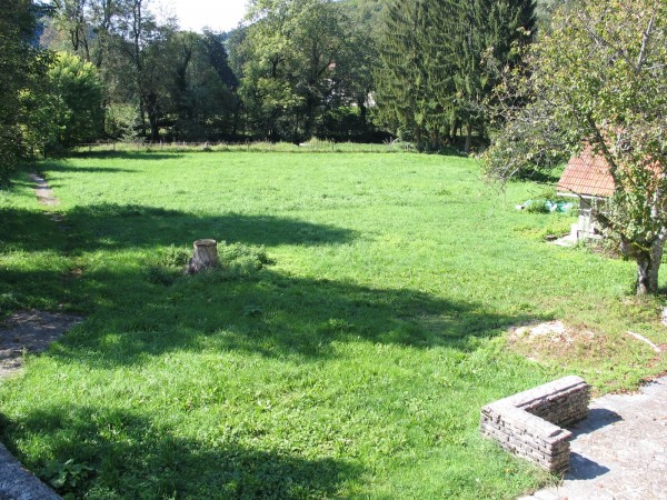 Vue du parc depuis la terrasse