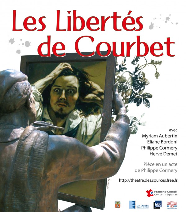 Affiche du spectacle Les libertés de Courbet