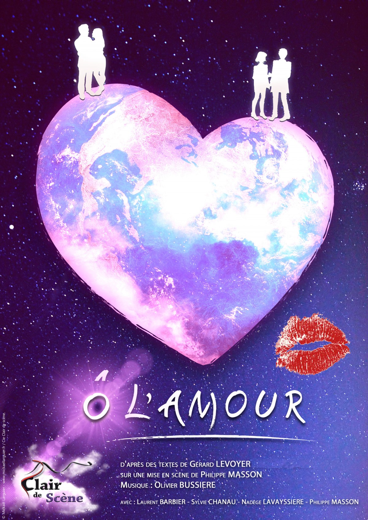 Affiche du spectacle Ô l'amour